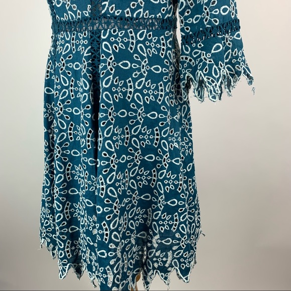Maje Eyelet Dress Sz 2 - Picture 7 of 12